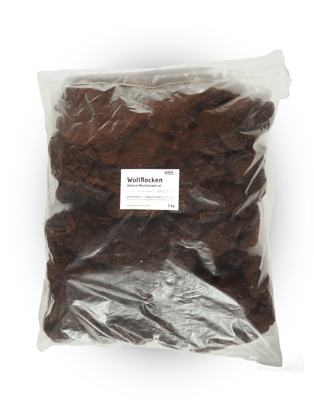 Wollflocken - Biologisches Abdeckmulch aus Schafwolle 1kg